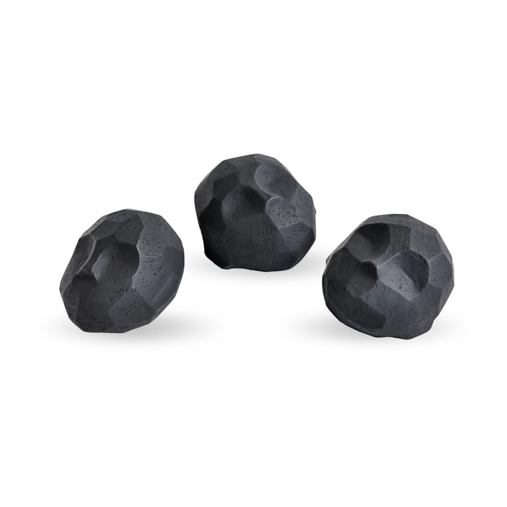 Pebble heads sculpture 3-pak - Coal - Cooee Design