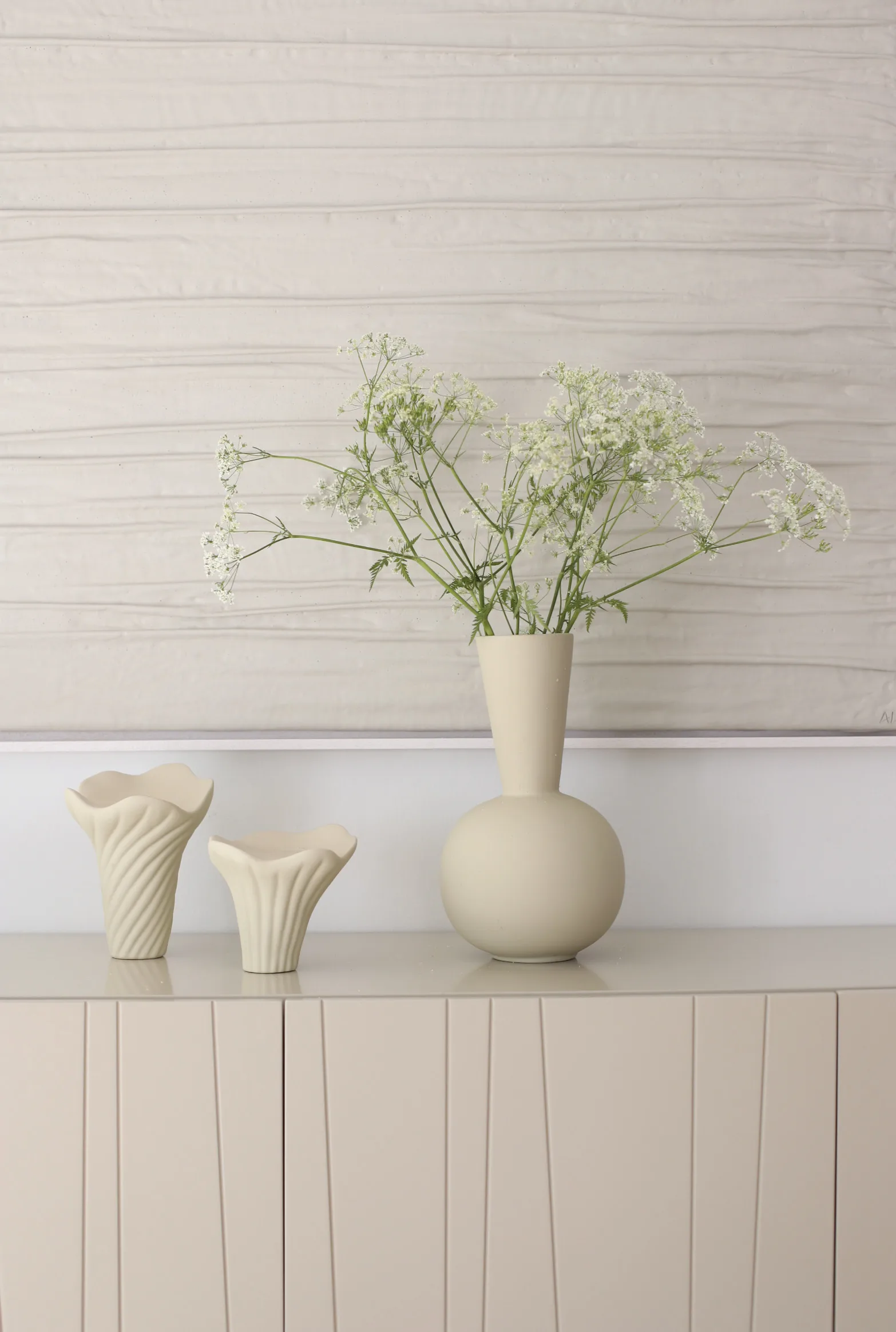 Rzeźba Fungi duża 18 cm, Płótno Cooee Design