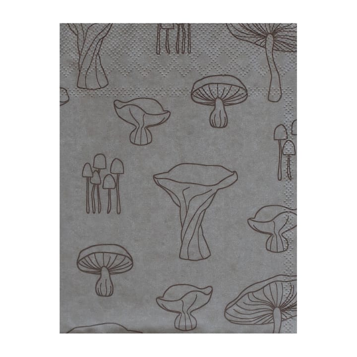 Serwetka 33x33 cm, 20-pak - PIaskowy-orzech laskowy - Cooee Design
