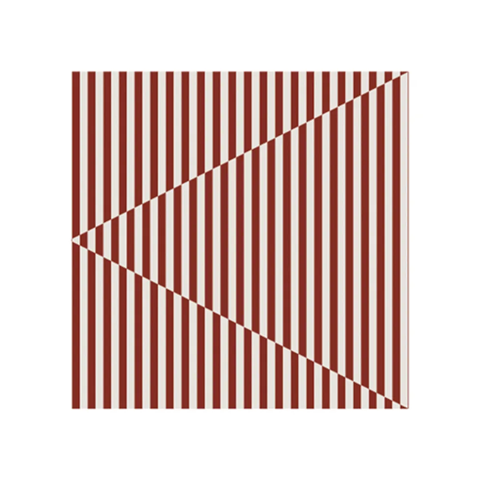 Serwetka Broken Lines 33x33 cm 20-pak, Jagodowo-biały Cooee Design