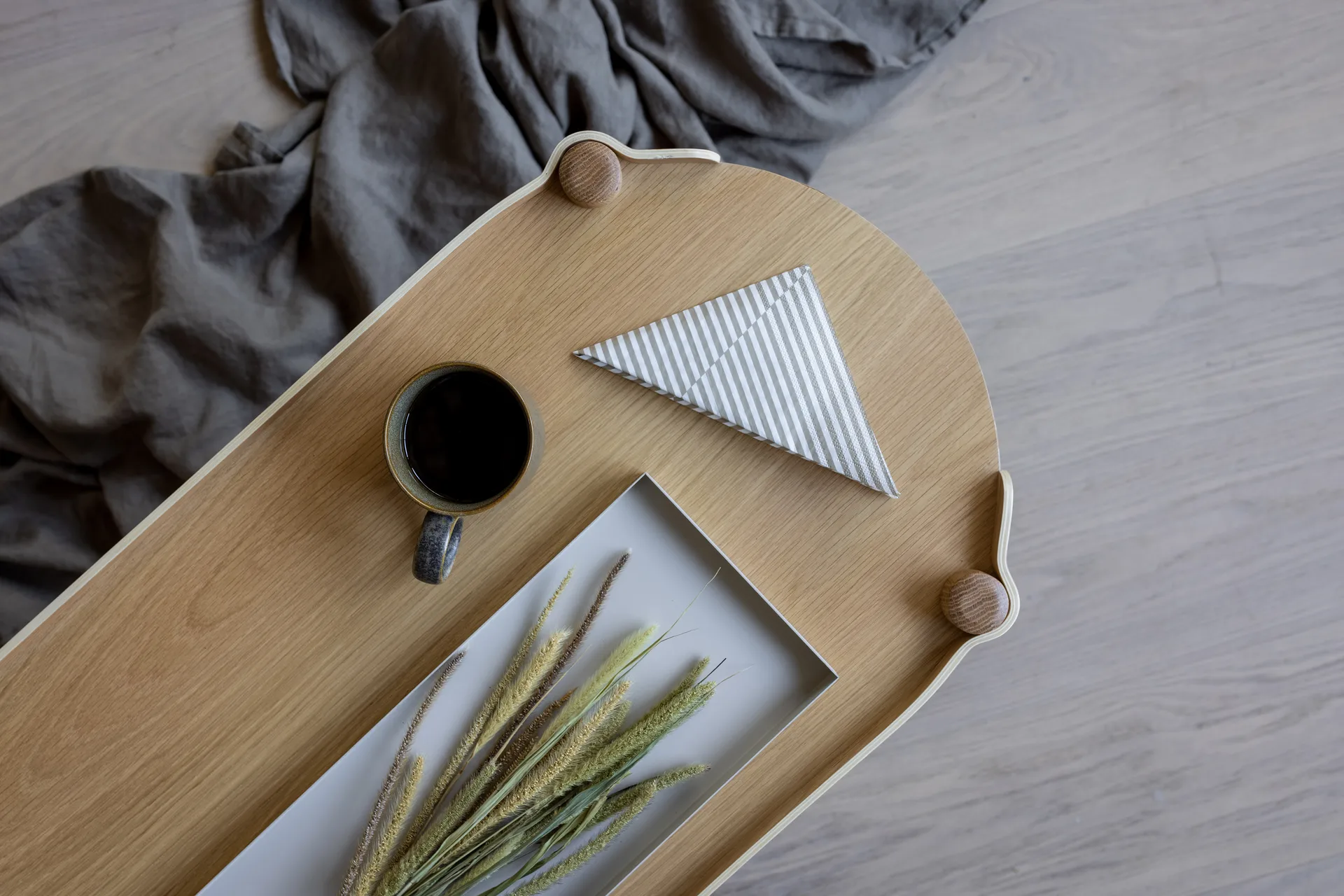 Serwetka Broken Lines 33x33 cm 20-pak, Sand-white Cooee Design