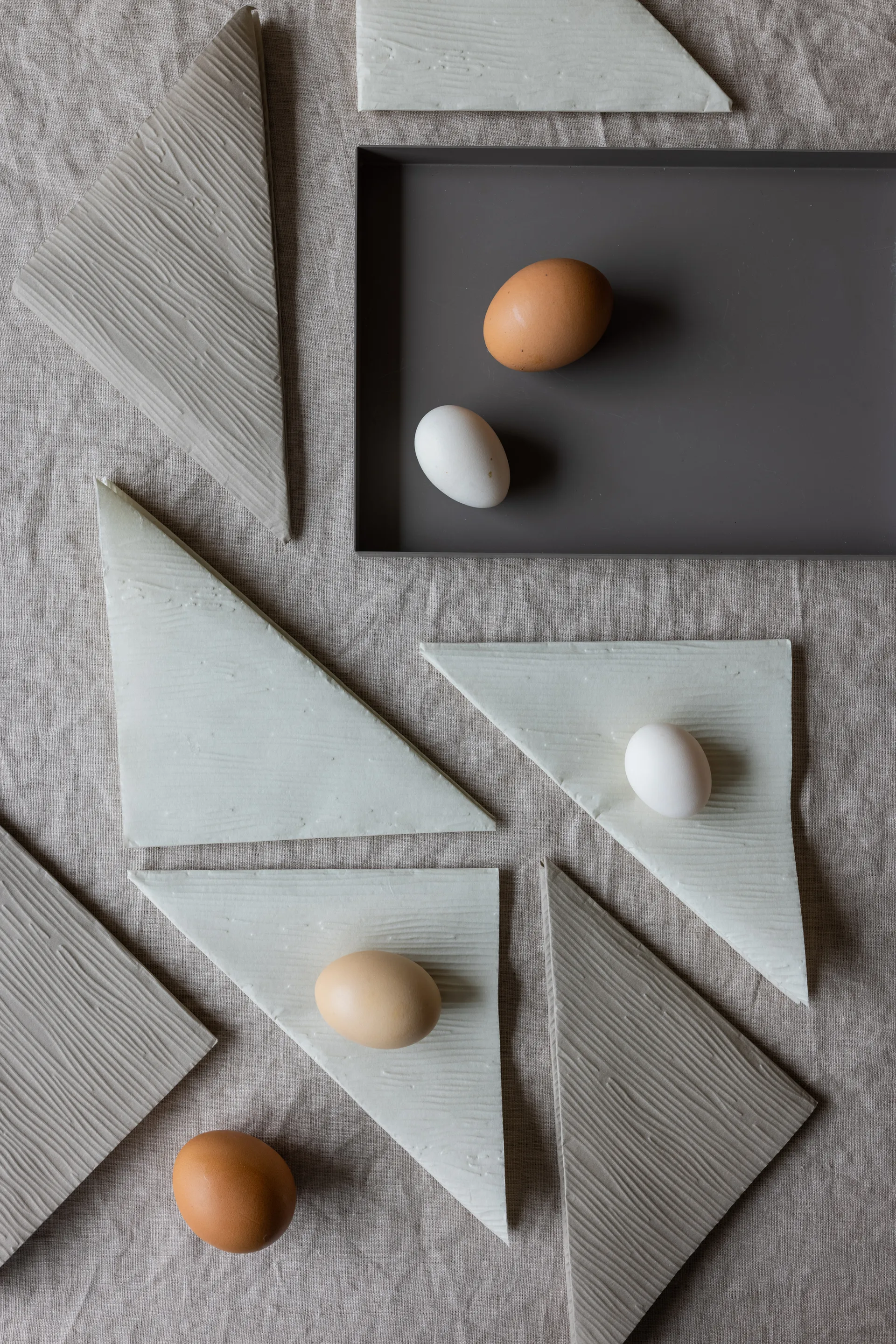 Serwetki Lines 33x33 cm 18-pak, Piaskowy Cooee Design