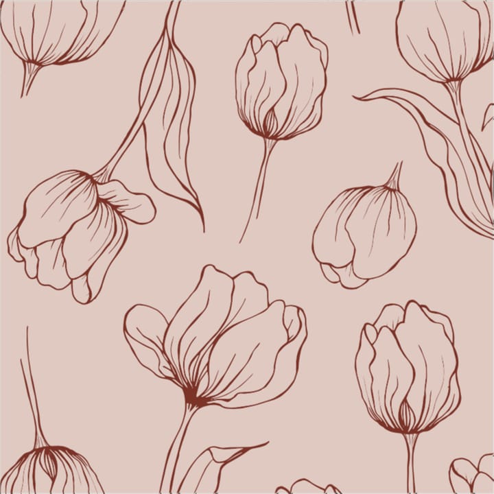 Serwetki Tulipa 16x16 cm, 18-pak - Blush - Cooee Design