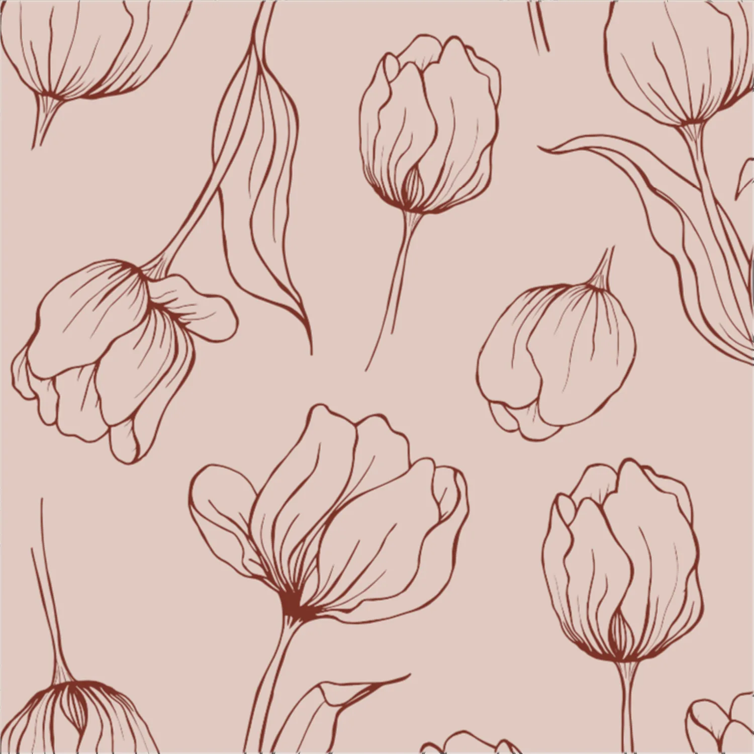 Serwetki Tulipa 33x33 cm, 18-pak, Blush Cooee Design