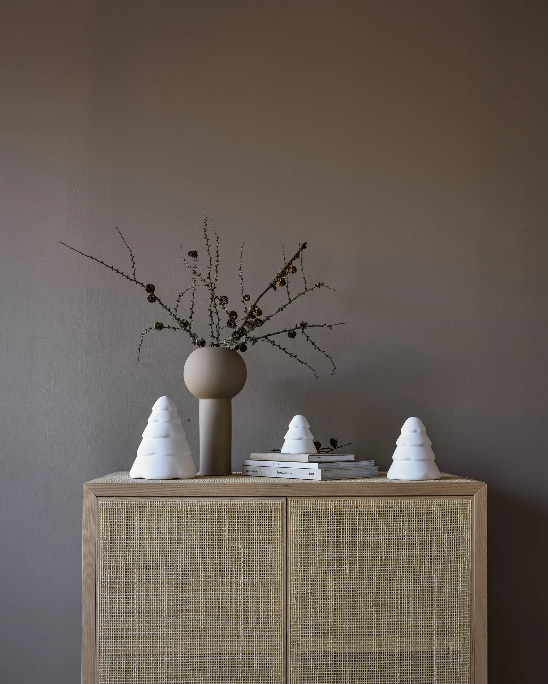 Snowy choinka 20 cm, White Cooee Design