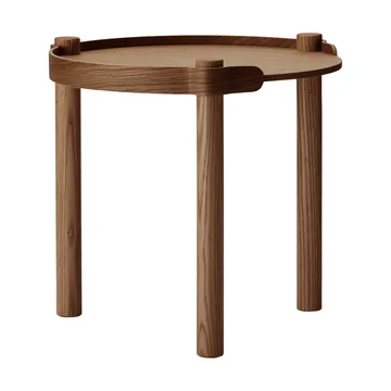 Stół Woody Ø45 cm - Dąb bejcowany na ciemno - Cooee Design