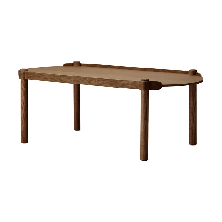 Stół Woody 50x105 cm - Dąb bejcowany na ciemno - Cooee Design