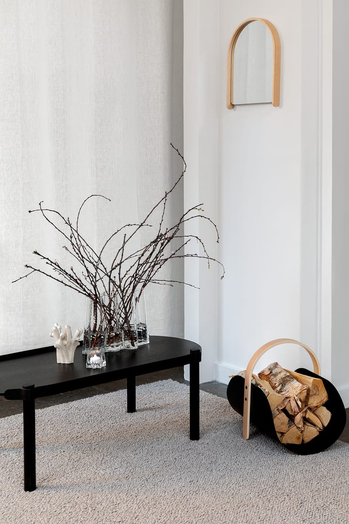 Stół Woody 50x105 cm, Dąb bejcowany na czarno Cooee Design