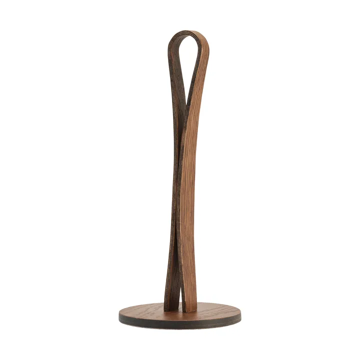 Stojak na papier kuchenny Woody - Ciemny dąb - Cooee Design