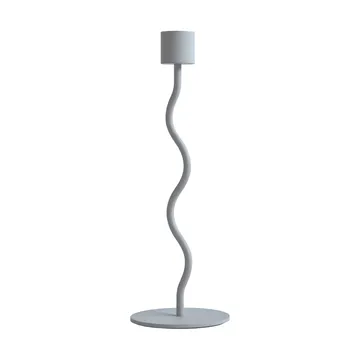 Świecznik Curved 23 cm - Pale Blue - Cooee Design