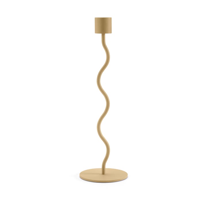 Świecznik Curved 26 cm - Peanut - Cooee Design