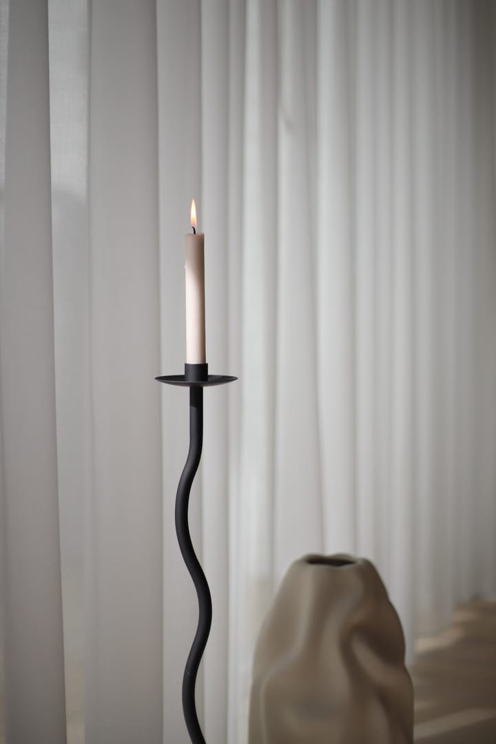 Świecznik Curved 75 cm - Czarny - Cooee Design