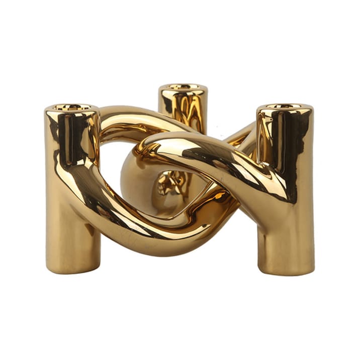 Świecznik Lykke Three - Gold - Cooee Design