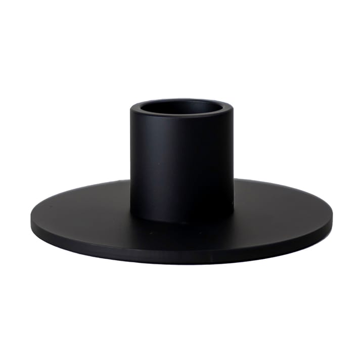 Świecznik niski Cooee 3 cm - Czarny - Cooee Design