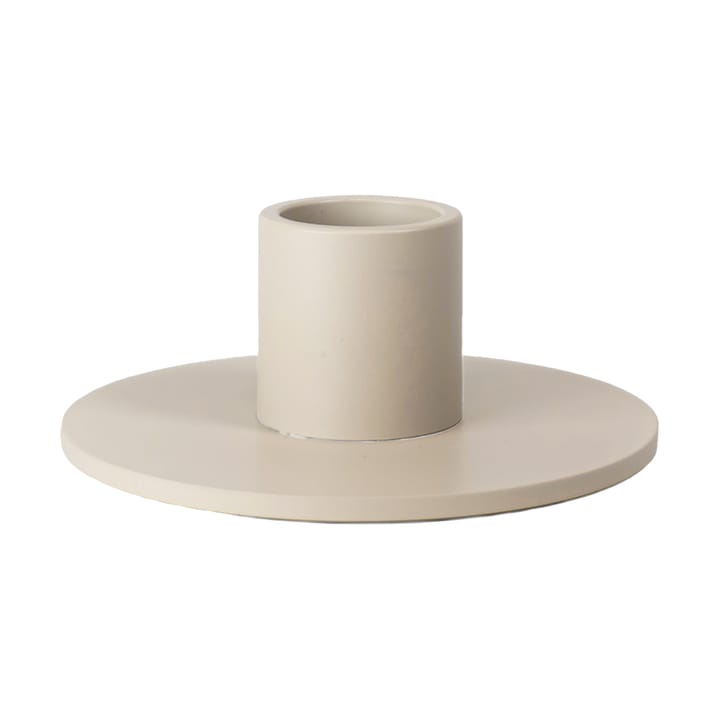 Świecznik niski Cooee 3 cm - Piaskowy - Cooee Design