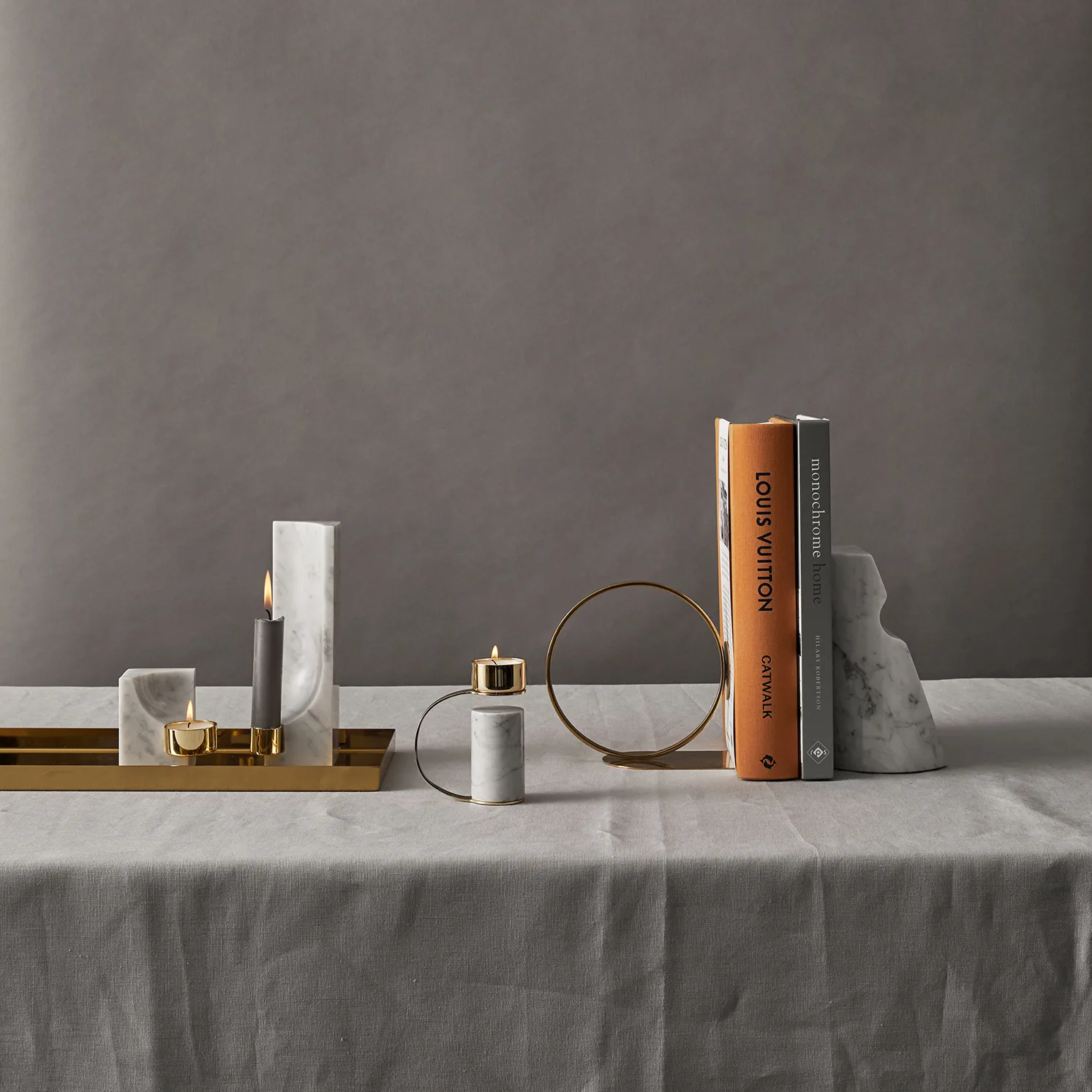 Świecznik Quarter, Carrara Cooee Design