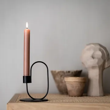 Świecznik Swoop - Czarny - Cooee Design