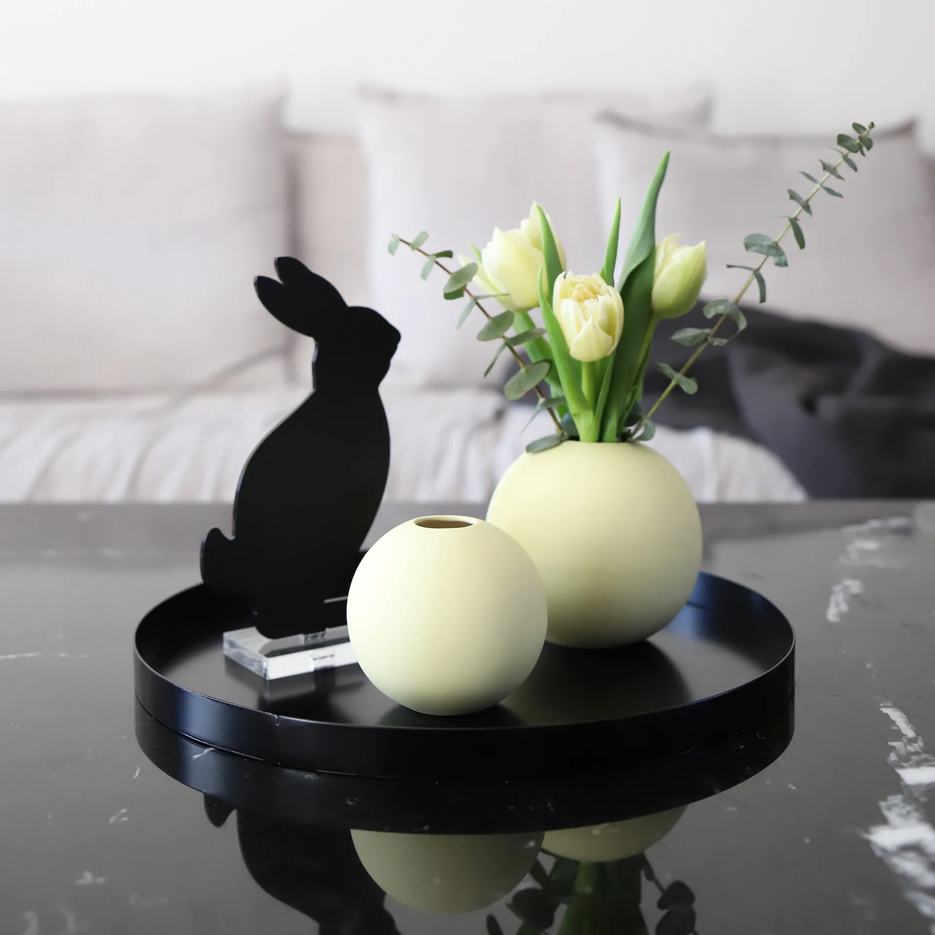 Taca Cooee 30 cm okrągła, czarny Cooee Design