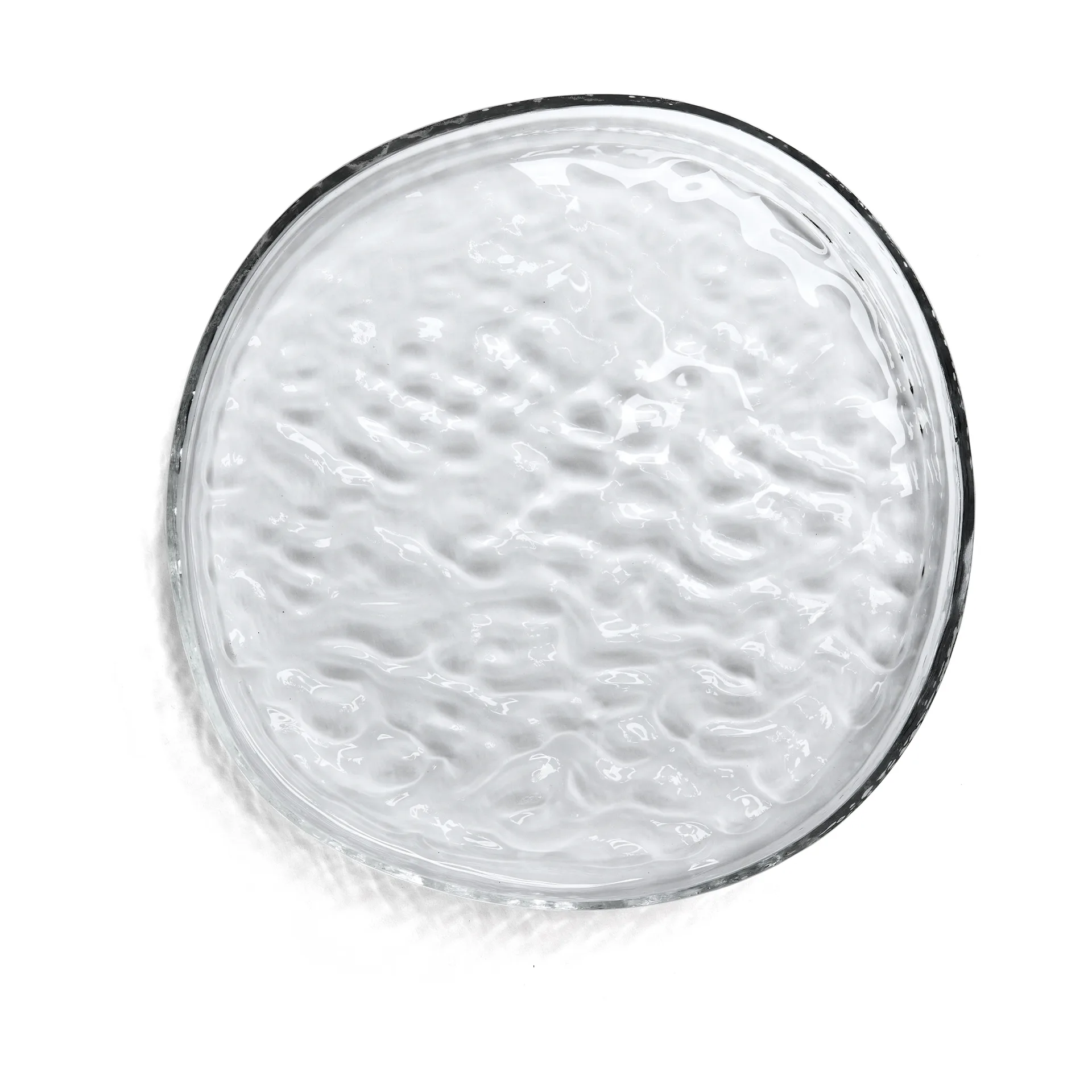 Taca dekoracyjna Gry Ø28 cm, Przezroczysta Cooee Design