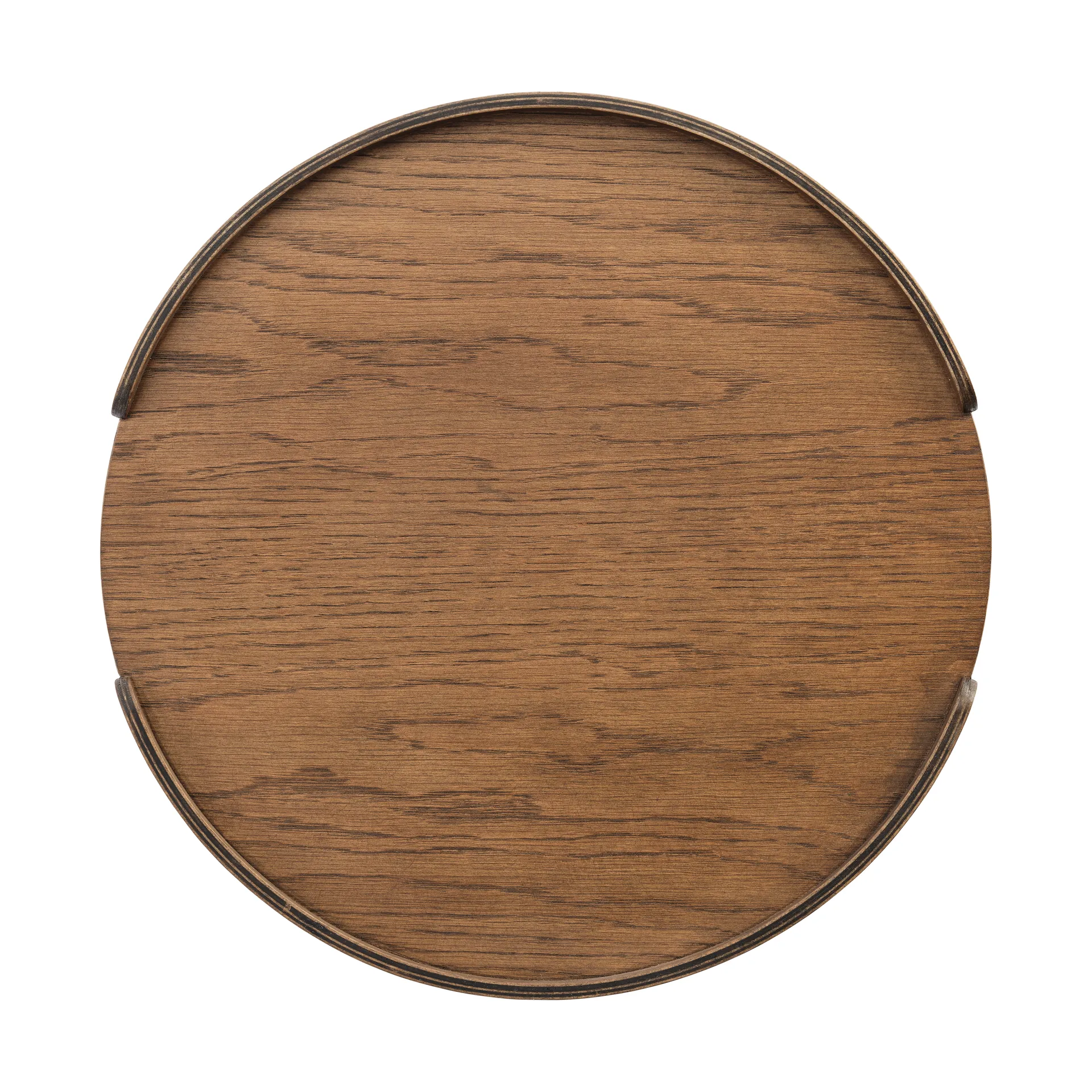 Taca Woody , Dąb bejcowany na ciemno, Ø35 cm Cooee Design
