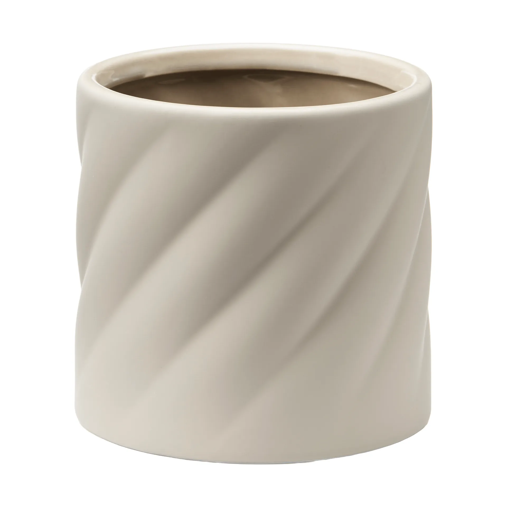 Twist doniczka, Piasek, mały Ø12 cm Cooee Design