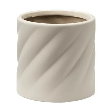 Twist doniczka - Piasek, mały Ø12 cm - Cooee Design