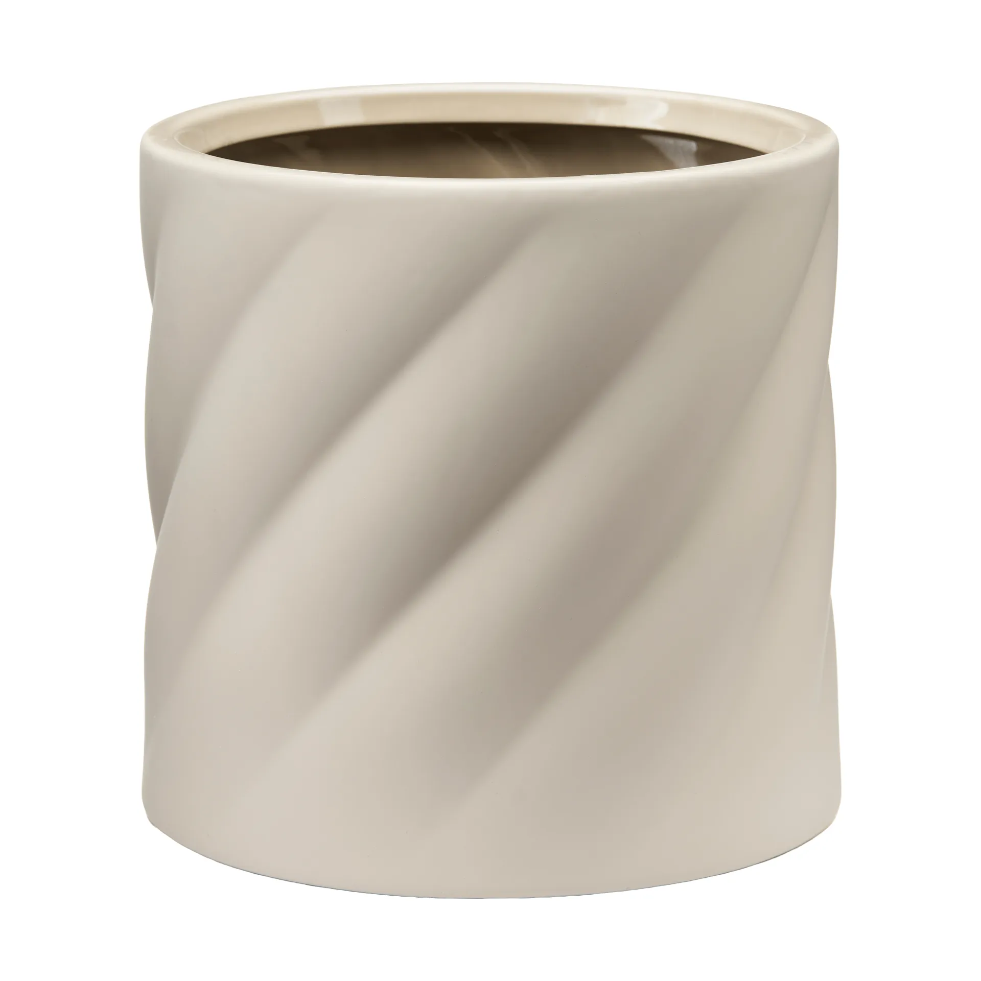Twist doniczka, Piasek, medium Ø19 cm Cooee Design