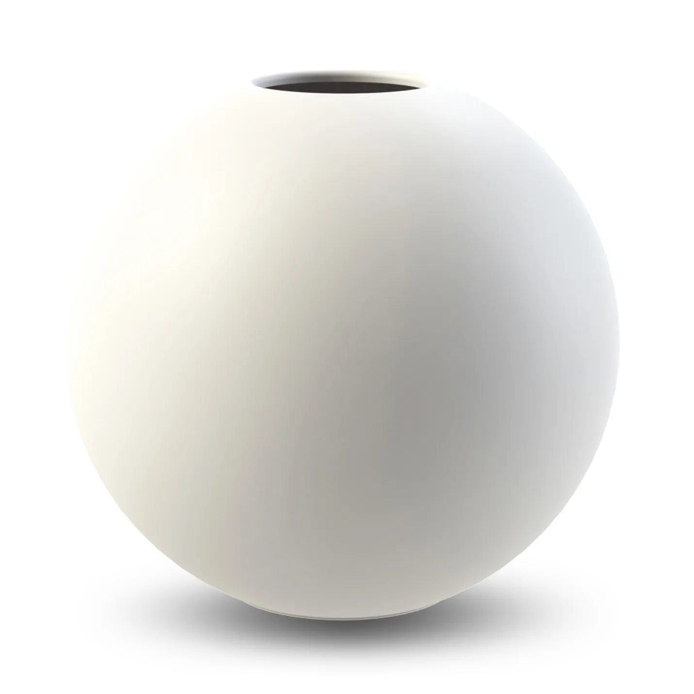 Wazon Ball, biały, 30 cm Cooee Design