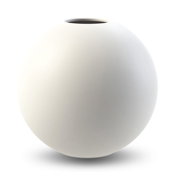 Wazon Ball, biały - 30 cm - Cooee Design