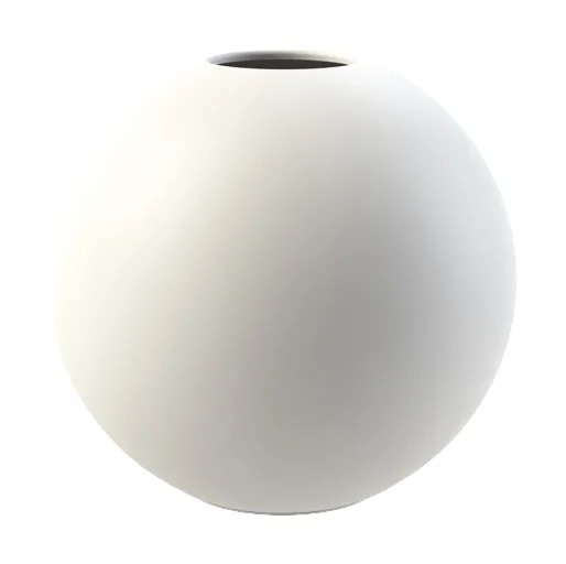 Wazon Ball, biały, 8 cm Cooee Design
