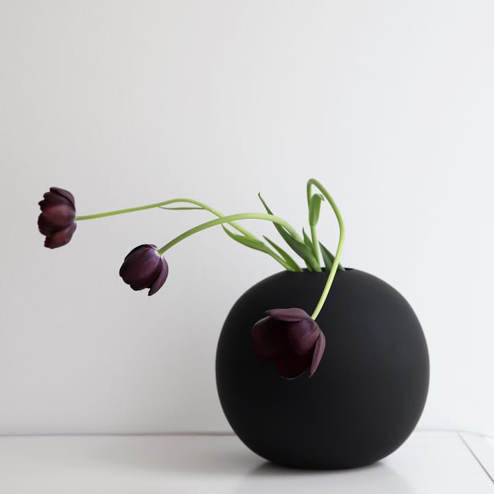 Wazon Ball black, 20 cm Cooee Design