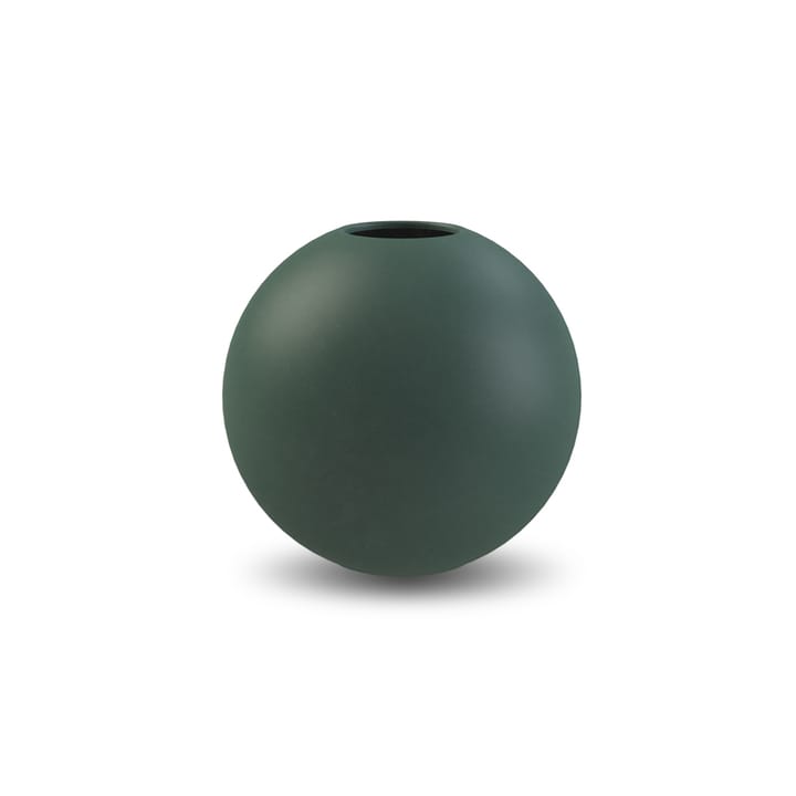 Wazon Ball ciemnozielony - 8 cm - Cooee Design