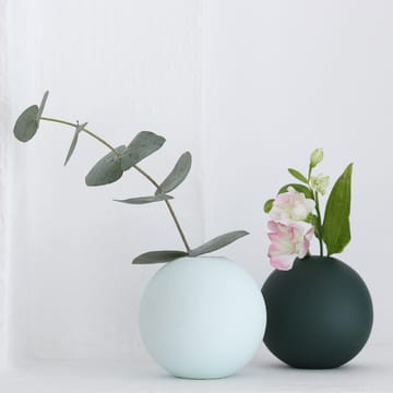 Wazon Ball ciemnozielony - 8 cm - Cooee Design