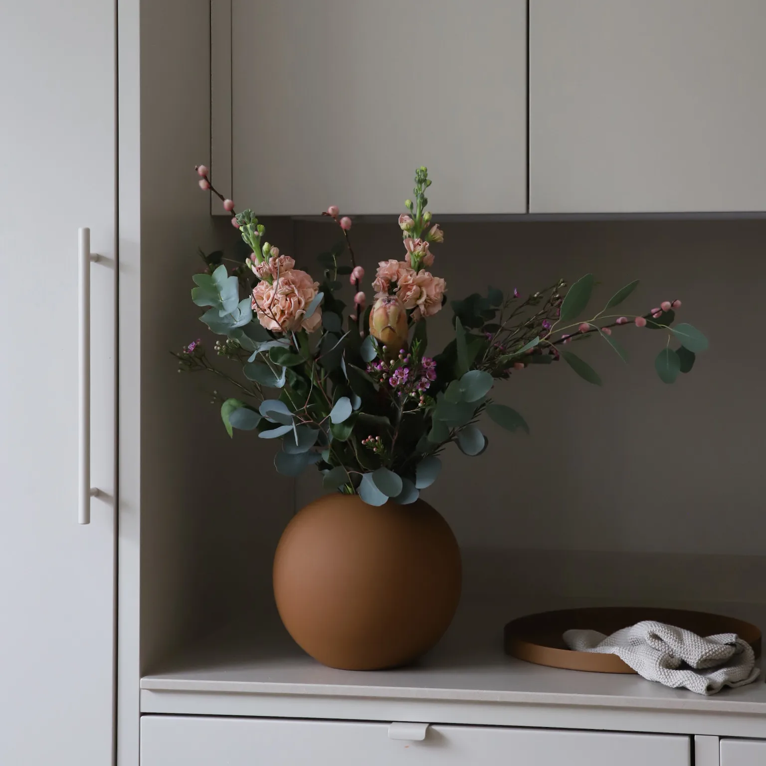 Wazon Ball coconut, 20 cm Cooee Design