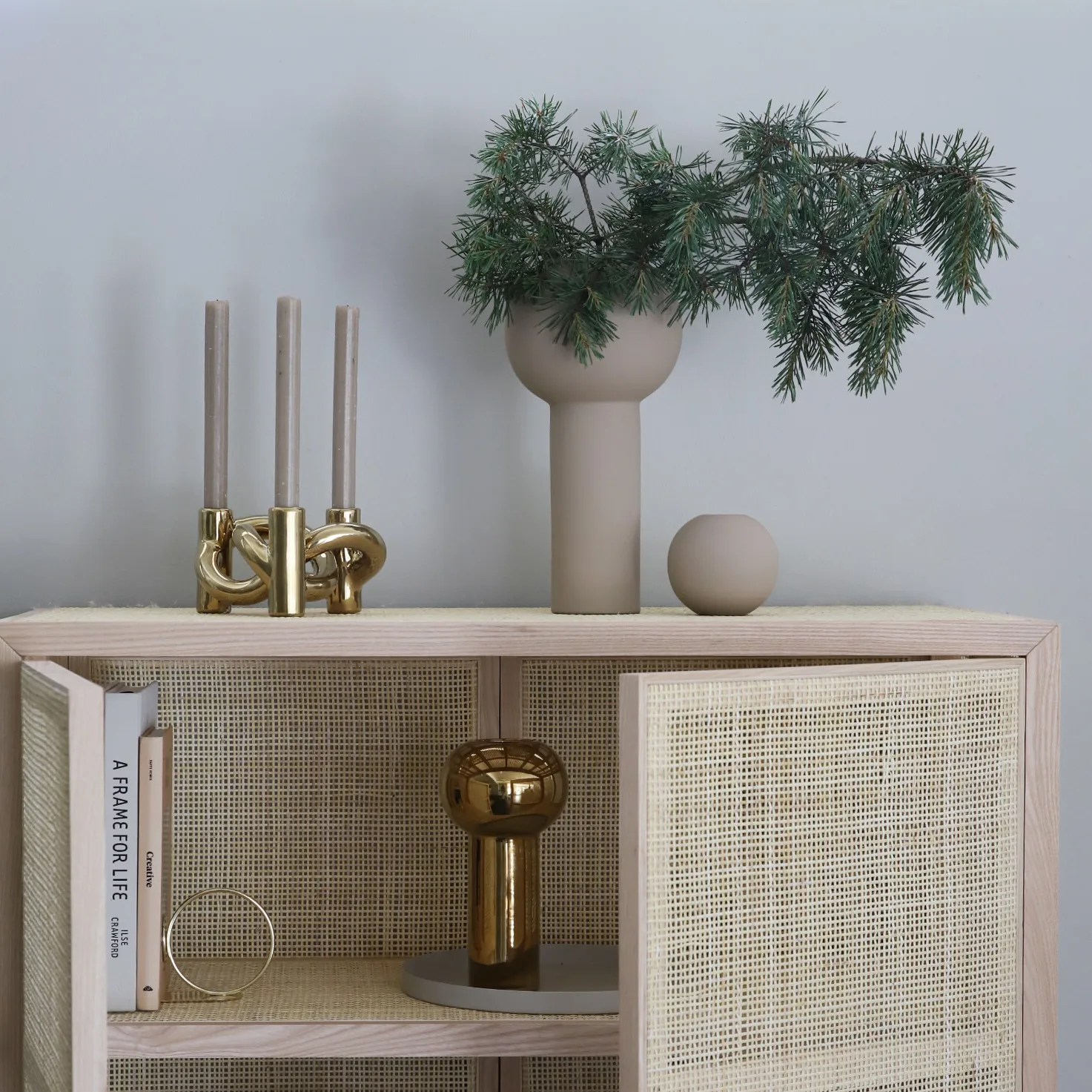 Wazon Ball sand, 10 cm Cooee Design