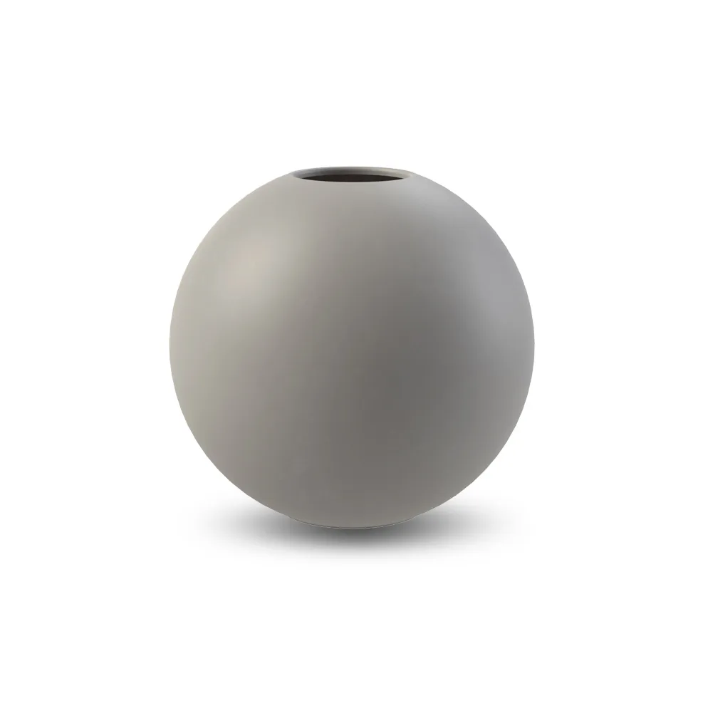 Wazon Ball szary, 10 cm Cooee Design
