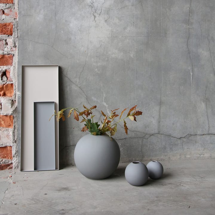 Wazon Ball szary, 20 cm Cooee Design