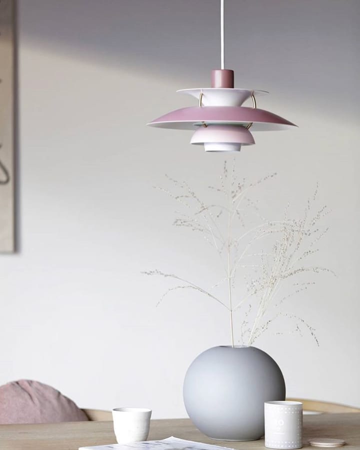 Wazon Ball szary, 20 cm Cooee Design