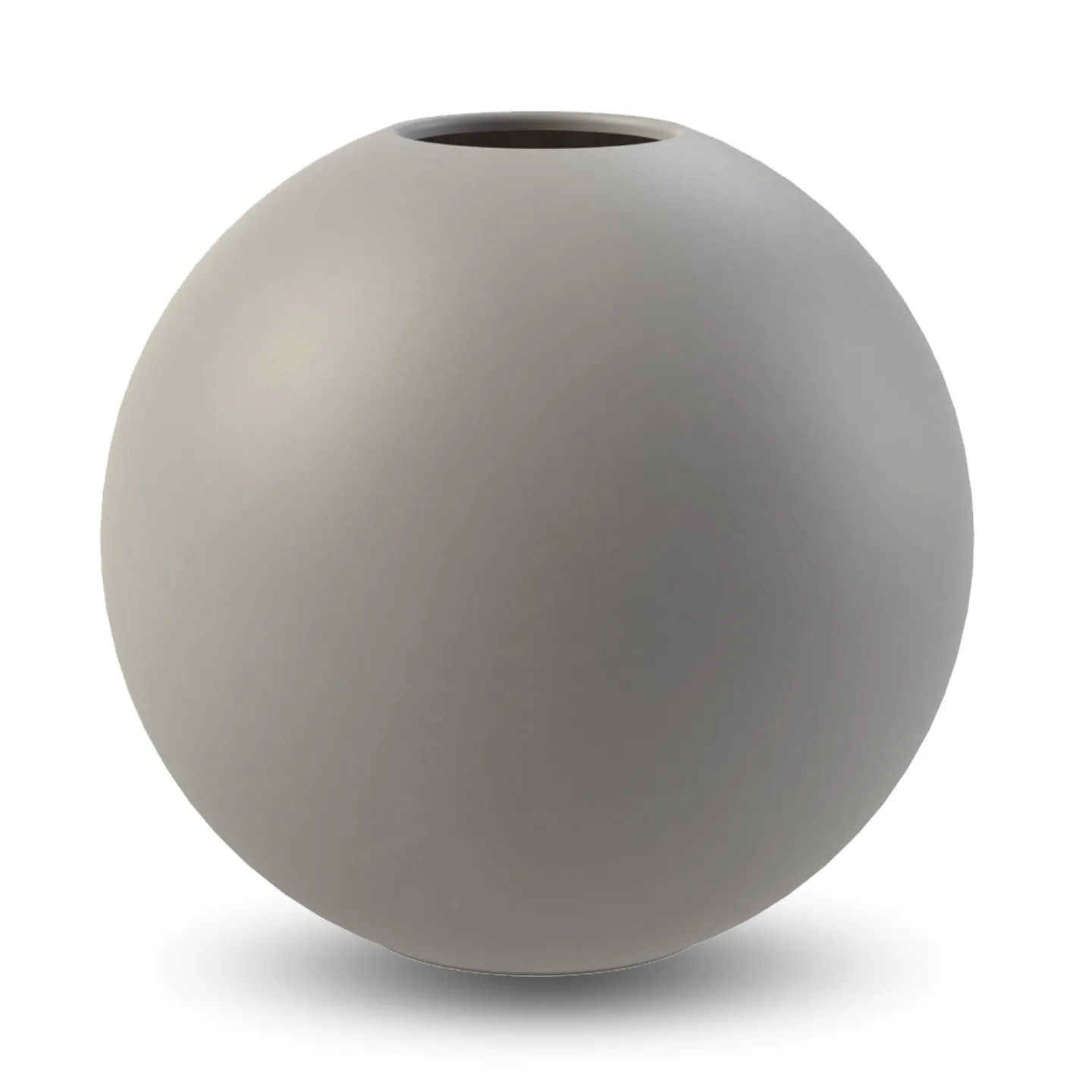 Wazon Ball szary, 30 cm Cooee Design