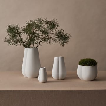 Wazon Clover 11 cm - Biały - Cooee Design