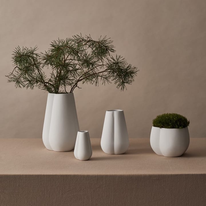 Wazon Clover 11 cm, Biały Cooee Design