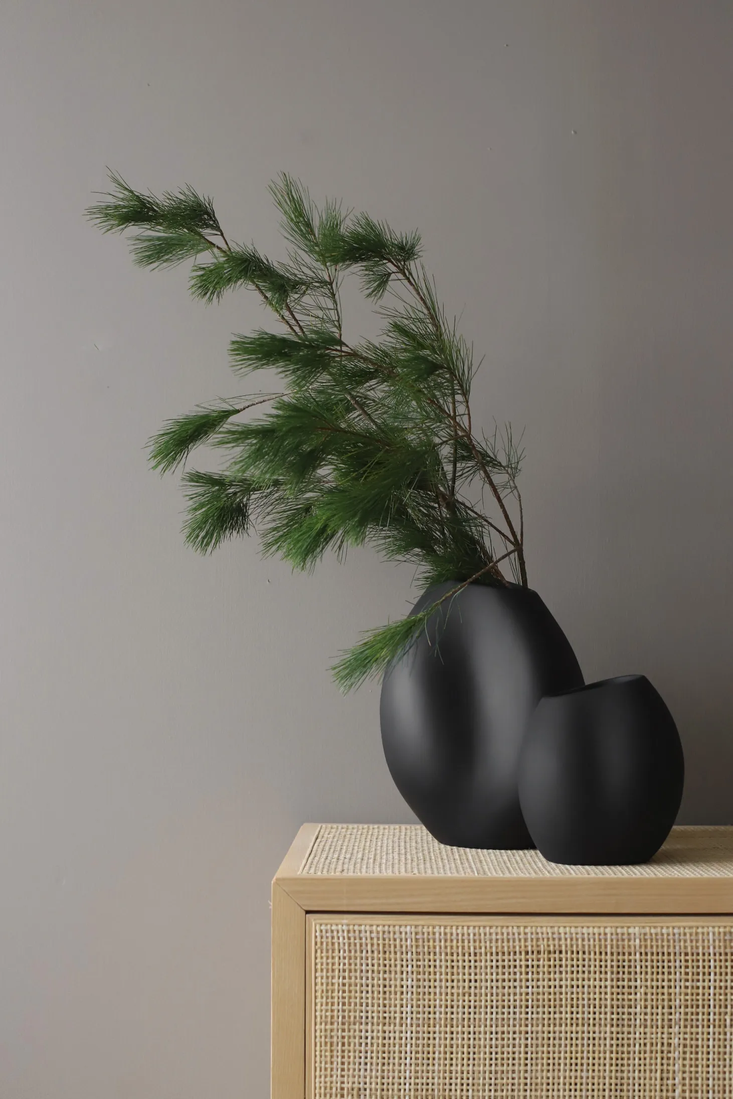 Wazon Lee 28 cm, Black Cooee Design