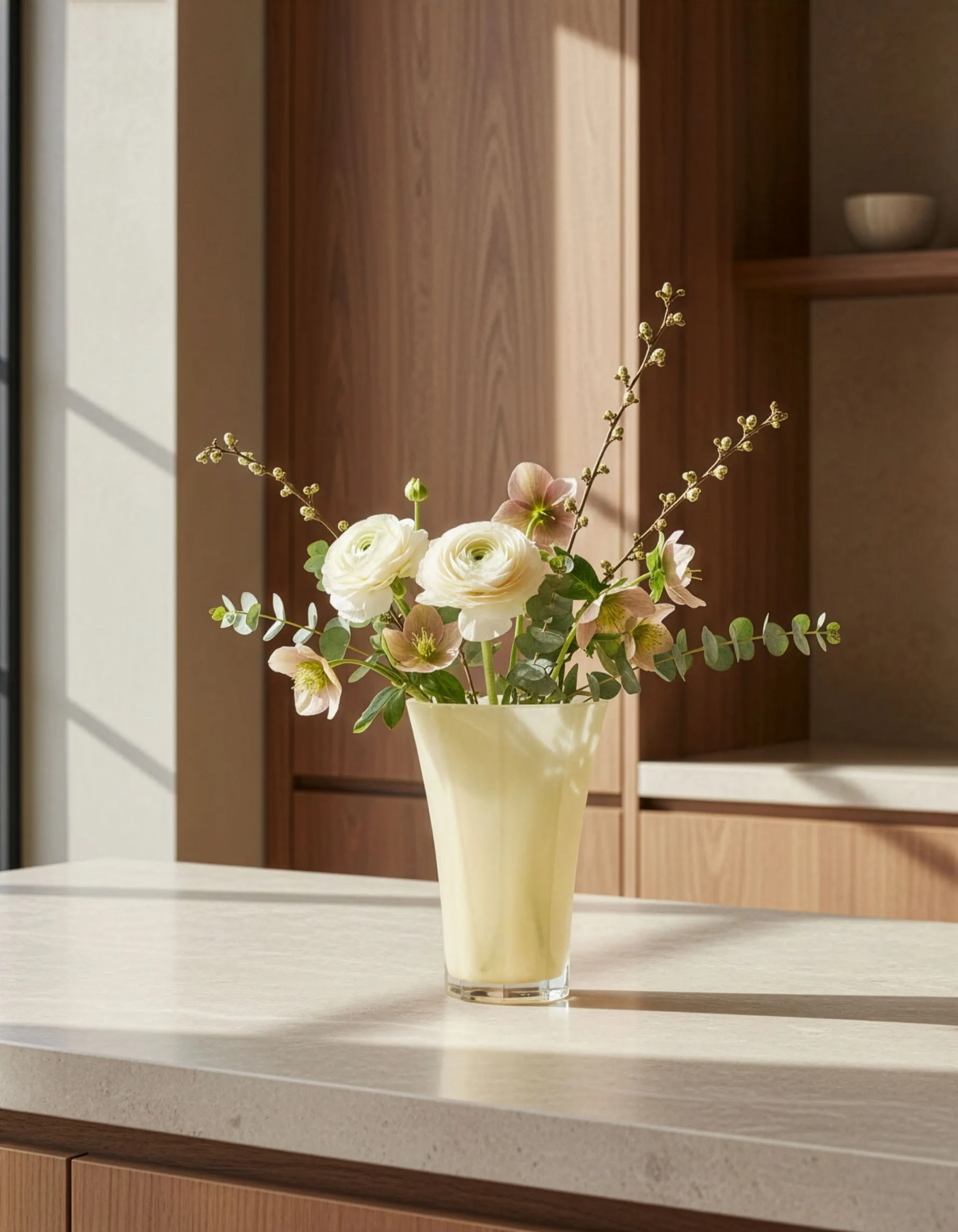 Wazon Liliané 28 cm, Butter yellow Cooee Design