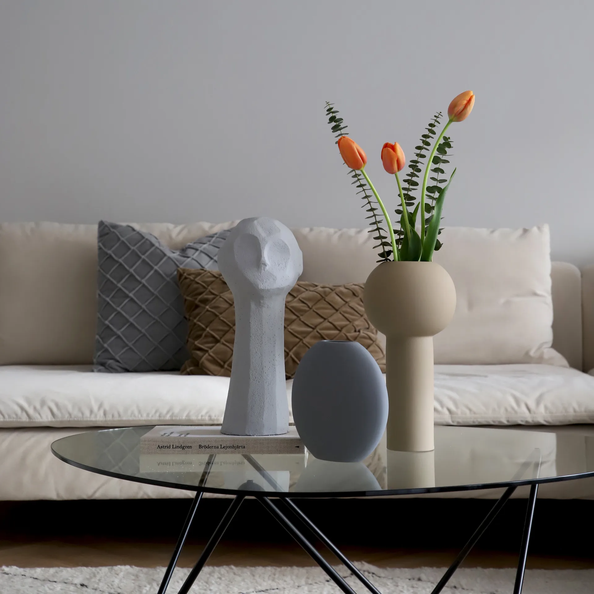 Wazon Pastille 20 cm, Grey Cooee Design