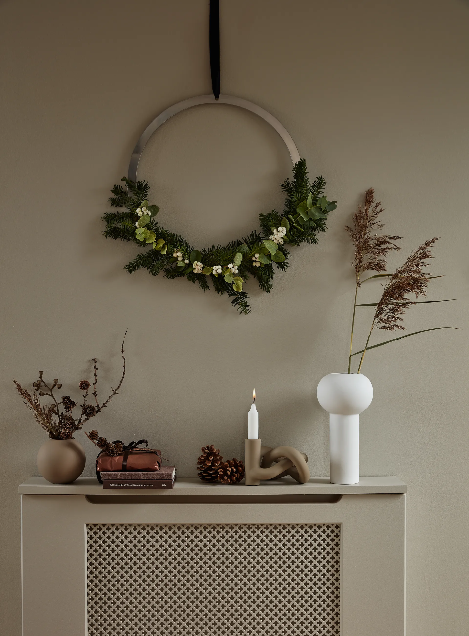 Wazon Pillar 24 cm, Biały Cooee Design