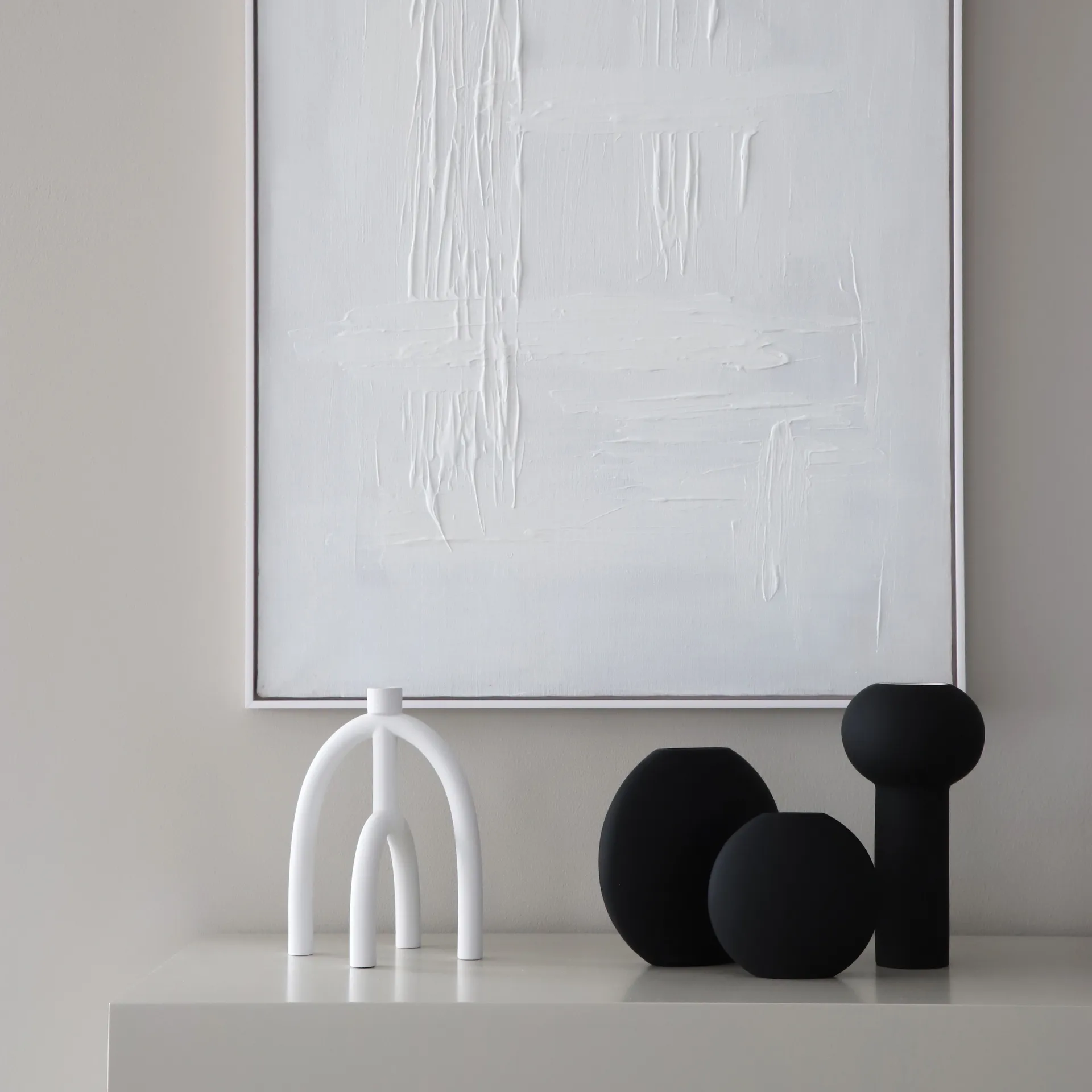 Wazon Pillar 24 cm, Black Cooee Design