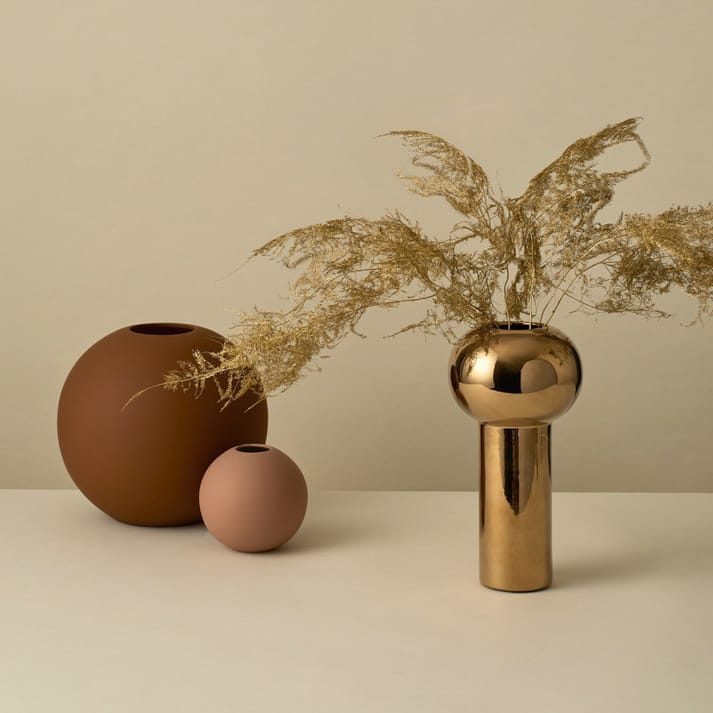 Wazon Pillar 24 cm, Gold Cooee Design
