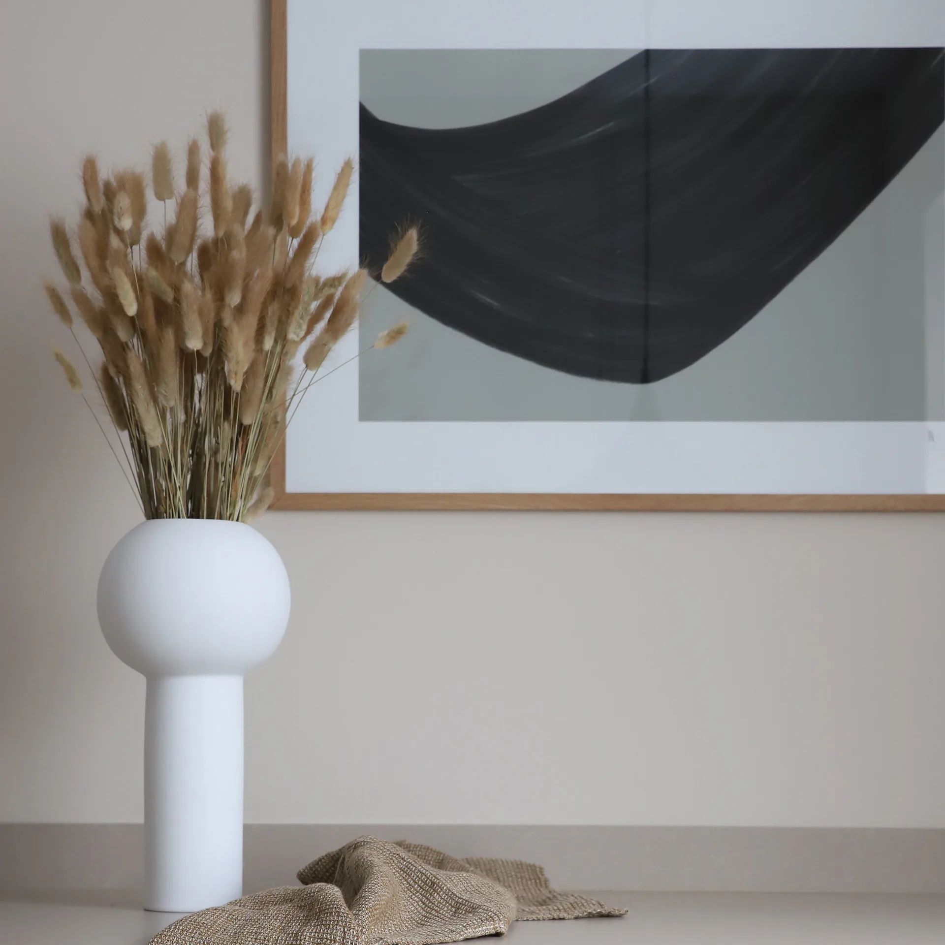 Wazon Pillar 32 cm, Biały Cooee Design