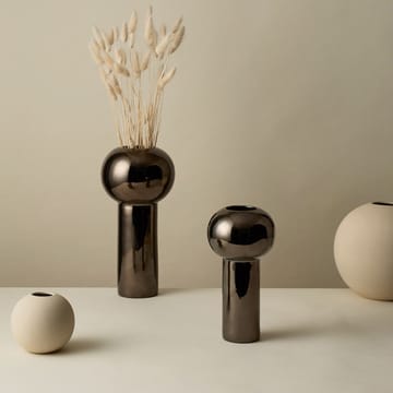 Wazon Pillar 32 cm - Dark Silver - Cooee Design