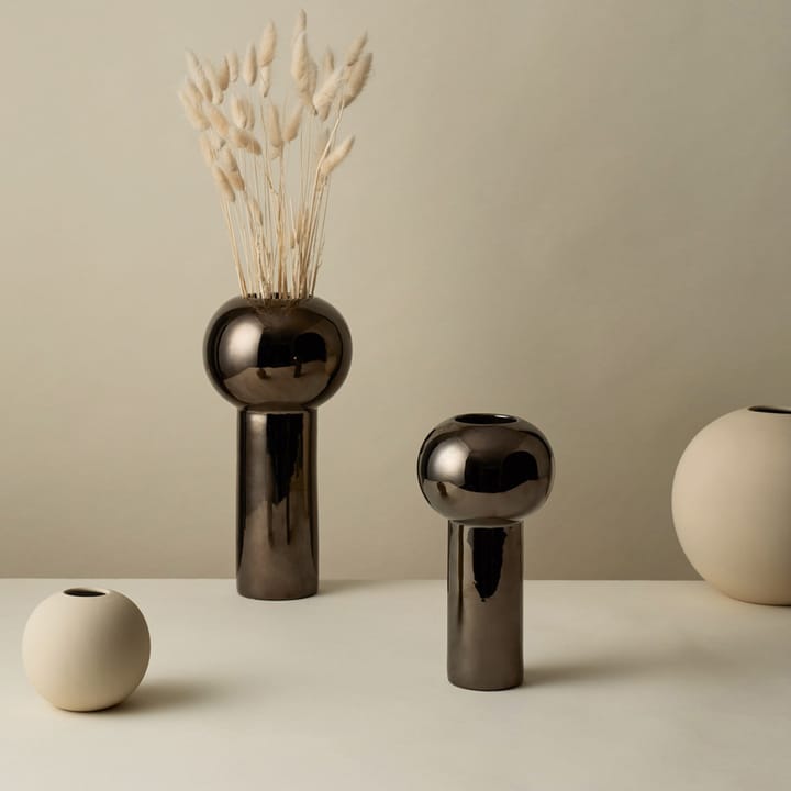 Wazon Pillar 32 cm, Dark Silver Cooee Design